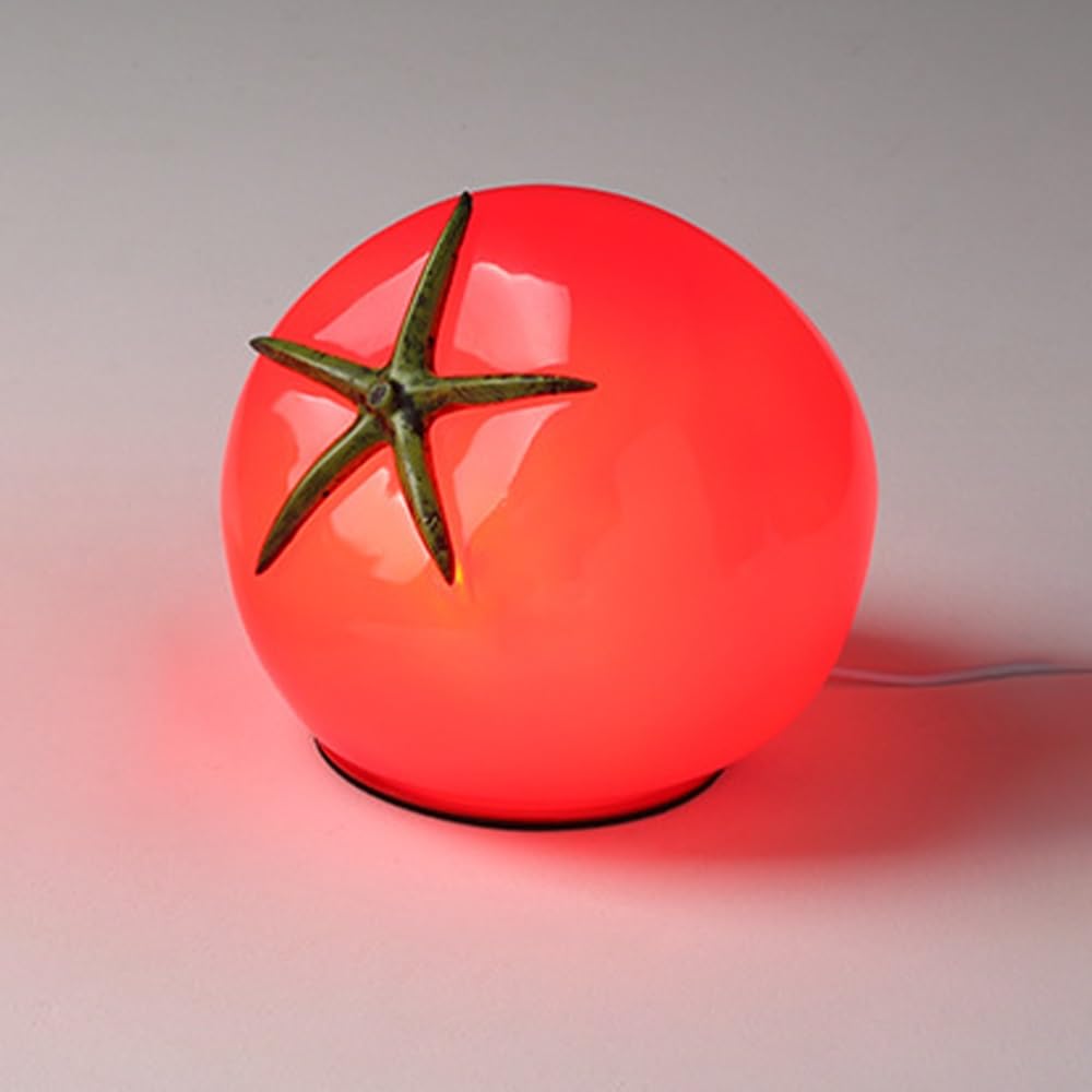 Kreatywna lampa stołowa z pomidorami, lampka nocna i lampka na biurko