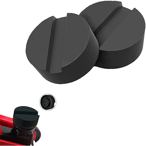 Jack Stand Pads Premium Rubber Jack Pad for Trolley Jack, Vehicle Lift and Axle Stand - Universal Usage - Protects Your Car, SUV and Vehicles with Pinch Weld Sill - Perfect for car Tuning