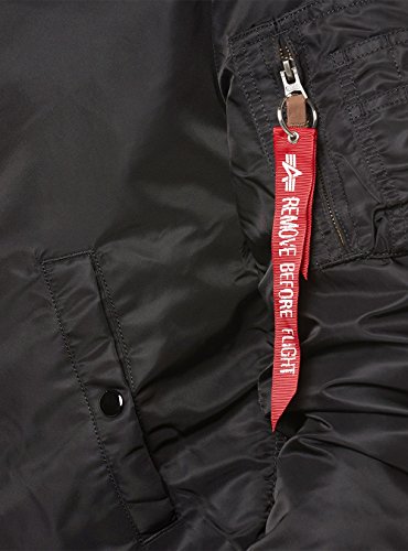 Alpha Industries MA-1 VF 59 Long Bomberjacke für Herren Black – Ansicht 6