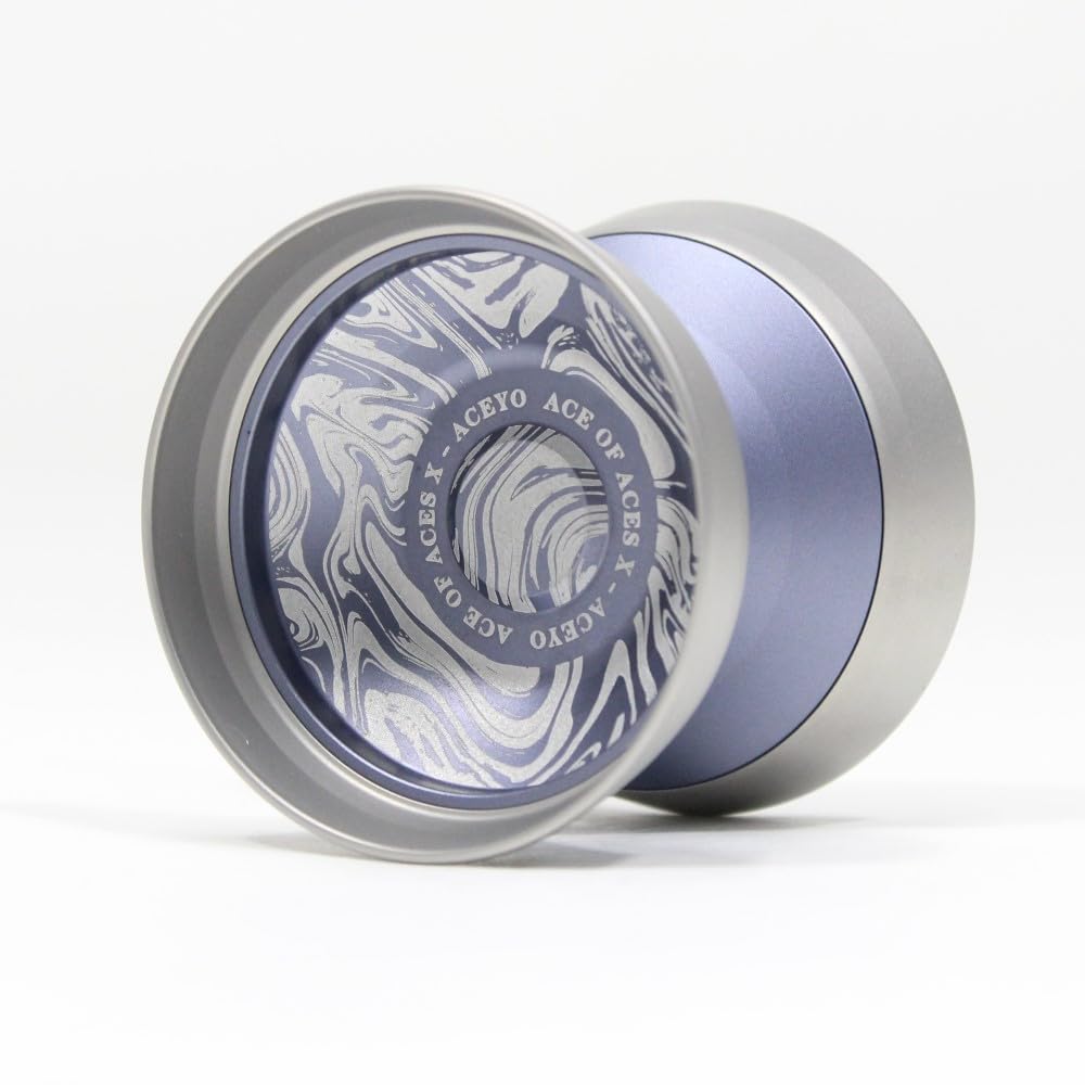 Amazon.com: Ace Yo Yoyó Ace of Aces X - YoYo bimetálico (azul/ola