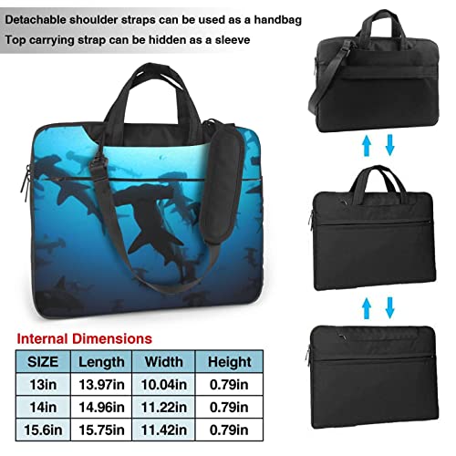 Sac ordinateur portable 13-14"抗震防刮印花单肩包 - 2