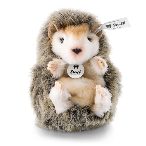 Steiff JOGGI Brown Baby Hedgehog – Cherished Heirloom Plush Toy, 4 inches