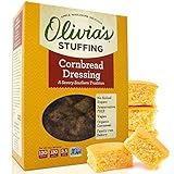 Olivia's Croutons Cornbread Stuffing Mix - Southern Style Dressing with Organic Cornmeal - Natural,...