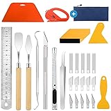 🔸Rakel-Kit: Der weiche Filz kann sanft beschichtet werden und hat die größte Gleitfähigkeit;Mit diesem weichen Material können Sie es sicher auf Vinyl oder jede Oberfläche auftragen, ohne sich um Kratzer oder Kratzer sorgen zu müssen.