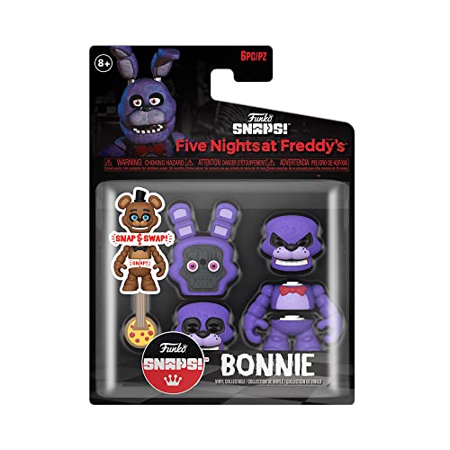 Funko Five Nights At Freddy's (FNAF) Snap: Bonnie The Rabbit - Figura in Vinile da Collezione - Idea Regalo - Merchandising Ufficiale - Video Games Fans