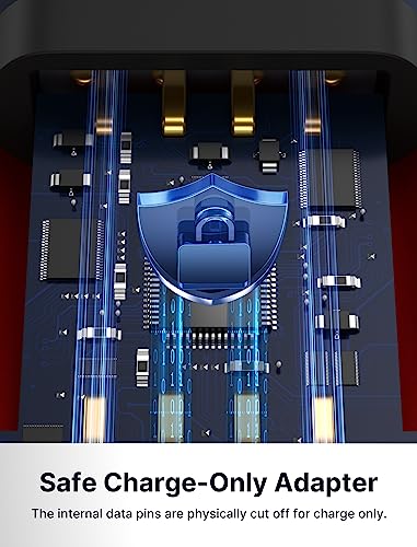 JSAUX Bloqueador de Datos USB [4-Pack] Recarga Segura en Estaciones de Recarga Públicas, Protección contra el Robo de Datos, la Piratería Informática y Las Descargas de Malware - imagen 4