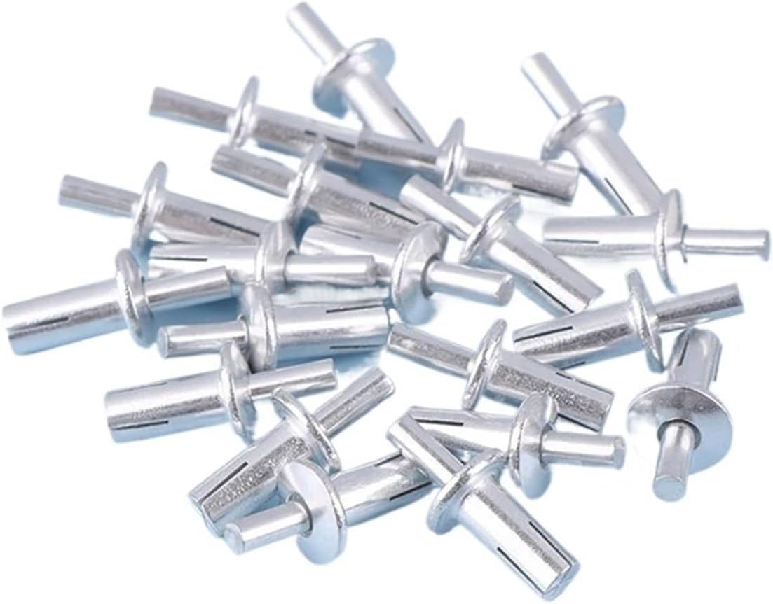 Aluminum core Expansion Rivet, Aluminum Hammer Drive Rivets 20 pcs for Gypsum Board Hollow Wall(A3)