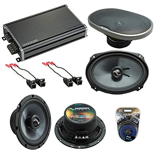 Harmony Audio Compatible with Chevy Impala 2000-2016 Factory Speakers Replacement Bundle C65 C69 & CXA360.4