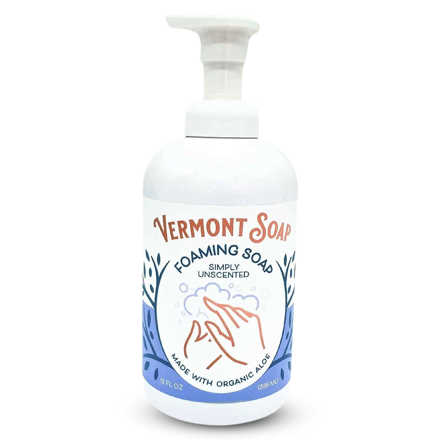 Vermont Soap Unscented Foaming Hand Soap