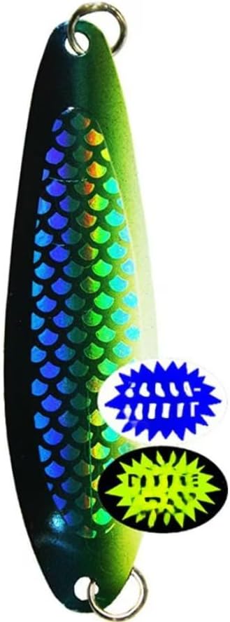 SILVER HORDE 4131-111-395 Kingfisher Lite Fishing Spoons, Herring Aid, 3.5"
