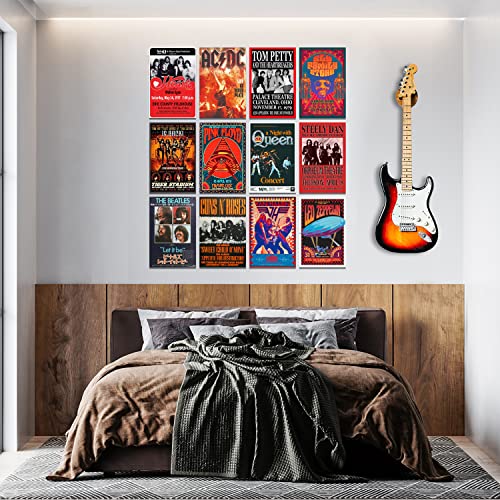 Woonkit Vintage Rock Band Posters For Room Aesthetic, 70S 80S 90S Retro Bedroom Decor Wall Art thumb #5