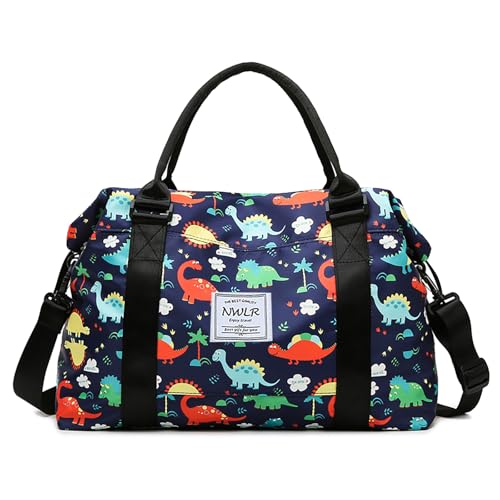 Dinosaur Print Travel Duffle Bag