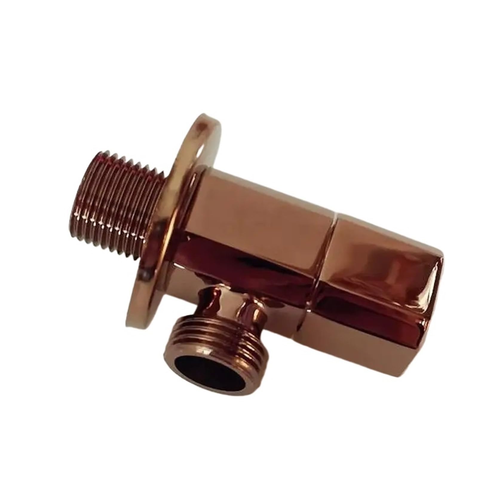 Itrhjtgp A Ngle Valve Copper Gold Plated Triangle Valve General Bathroom Water Stop Toilet For Warmer System(A)