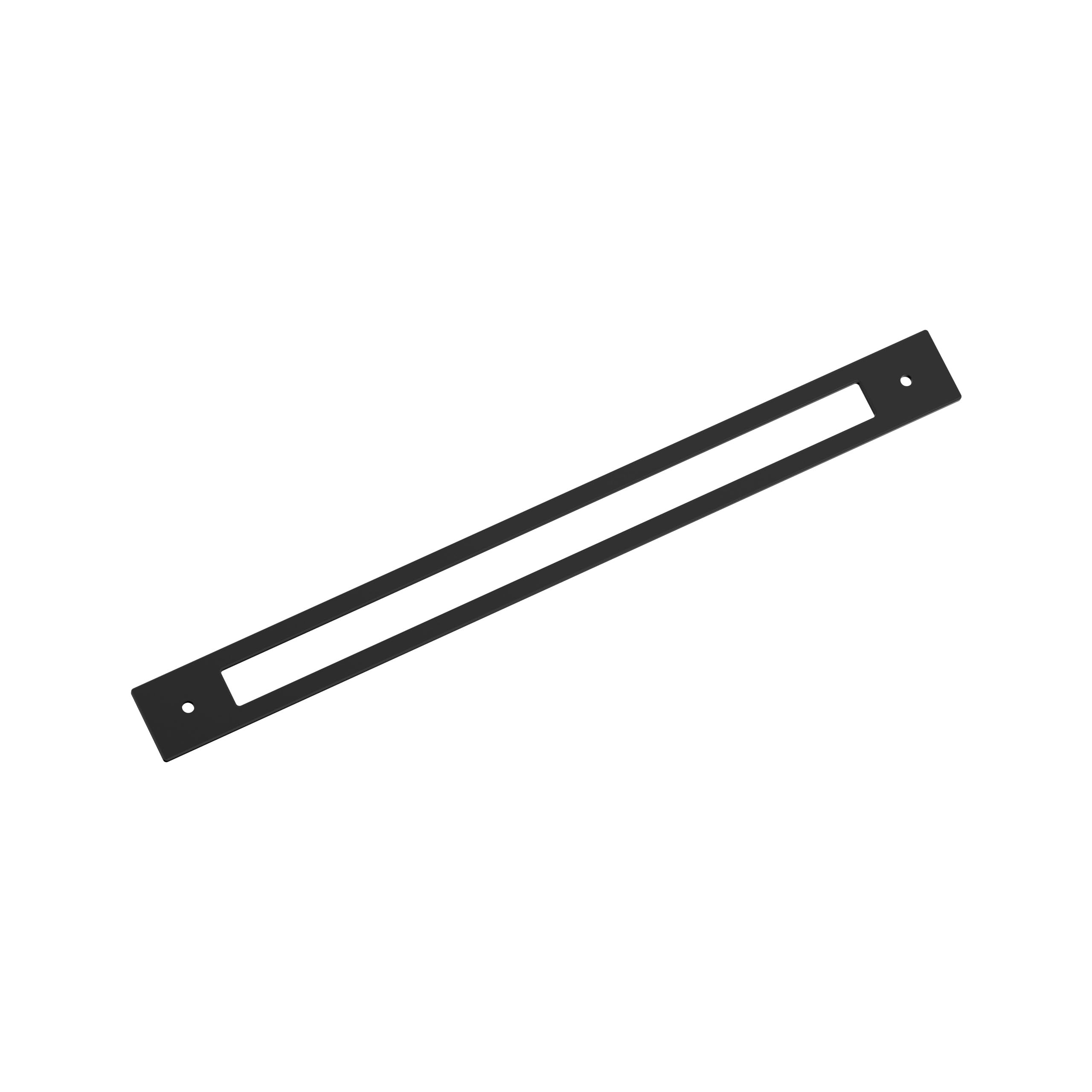 Amerock Medora 12-5/8" Matte Black Backplate