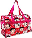 Betty Boop strapazierfähige Reisetasche und Schlüsselanhänger aus Metall