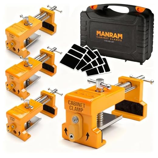 Heavy-Duty Cabinet Clamps with Case