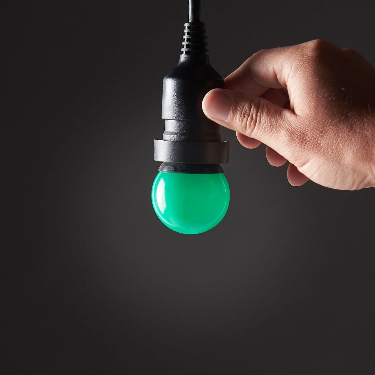 Festive Lights FestoonPro 2W E27 Frosted Super Bright SMD LED Decorative Festoon Light Bulb (Green)