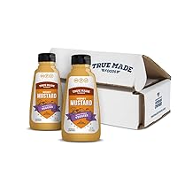 Vista 1 de True Made Foods Mostaza con miel baja en azúcar, apta para dieta cetogénica (12 onzas, 2 unidades)