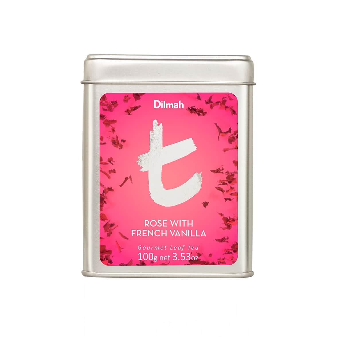 T SERIES ROSE WITH FRENCH VANILLA TIN CADDY 100G LOOSE LEAF TEA