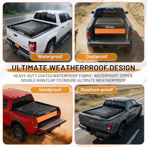 image for AlltoAuto Truck Bed Cargo Bag with Cargo Net, 26 Cubic Feet (51''x40''