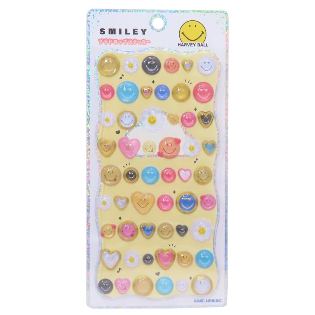 Amazon.co.jp: スマイリーフェイス[シールシート]プチドロップ