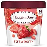 Haagen-Dazs Strawberry Ice Cream, 14 fl oz (Frozen)