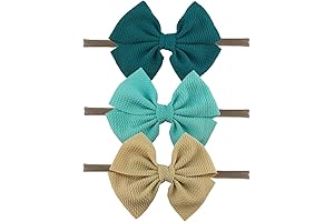 Luxurious Teal Headband: Adorn Your Little Princess with Grace