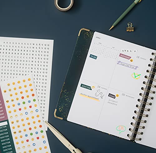 Kokonote® Premium Agenda 2021 2022 Glitter - Weekagenda 17 Maanden 2021 2022 - Image 8