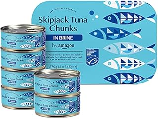 by Amazon Skipjack Tuna Chunks in Brine, 6 x 145g