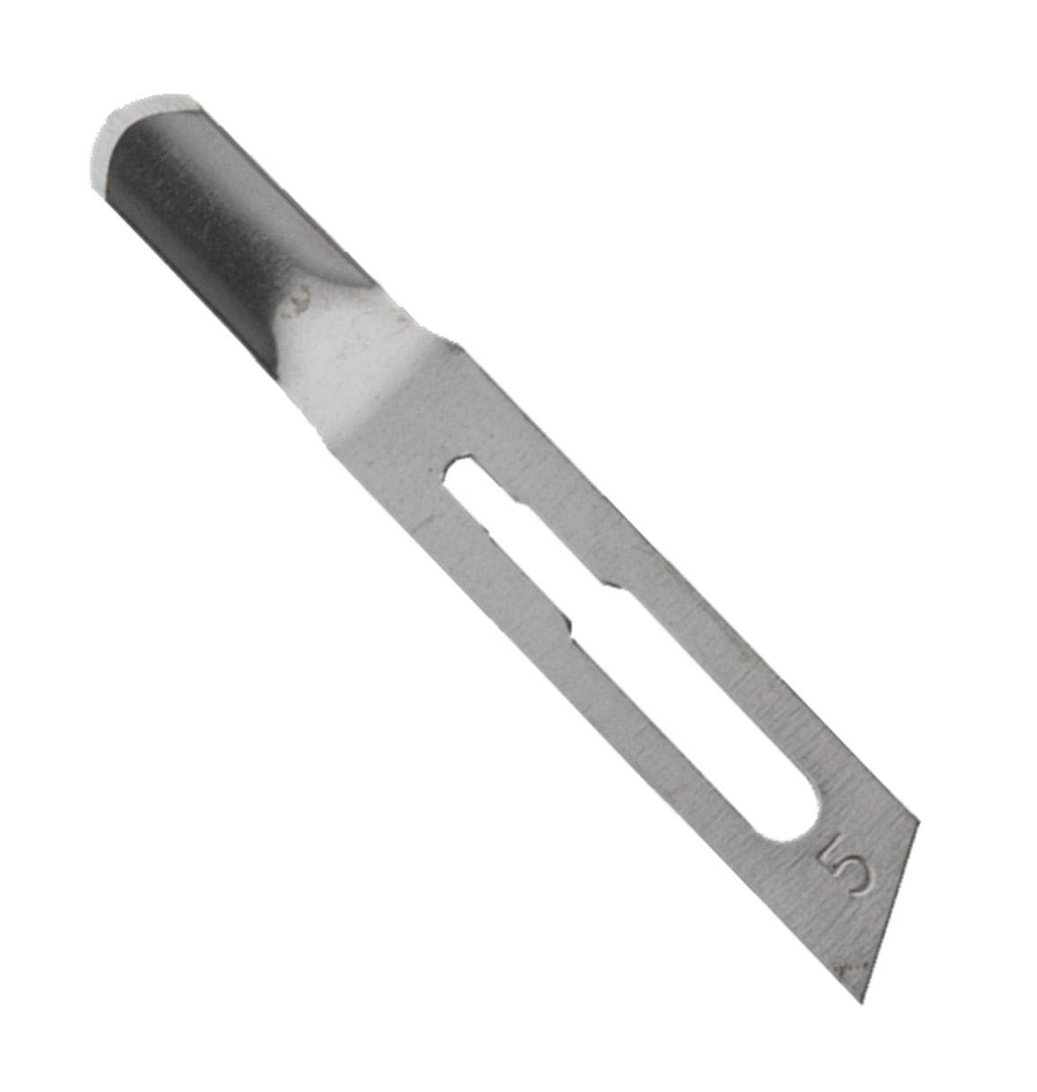 LAME INOX SGORBIE STERILI BOX 50 PZ. N° 5