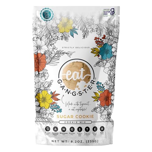 Eat G.a.n.g.s.t.e.r. Sugar Cookie Mix - Allergy-Friendly Baking Mix, Grain-Free, No Dairy, Nuts, Gluten, Dairy - For Paleo & Aip Diets, Bake Cookies, Cut-Outs, Fruit Crumbles, Pie Crust & S'mores