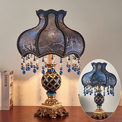 Lampe de table rétro en résine victorienne style européen