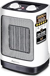 Ceramic Technology: Advanced ceramic heating elements provide faster and more efficient heating than traditional heaters. This electric heater is perfect for keeping you warm this winter 2 Power Settings & Oscillation: Includes 2000W (High) and 1200W...