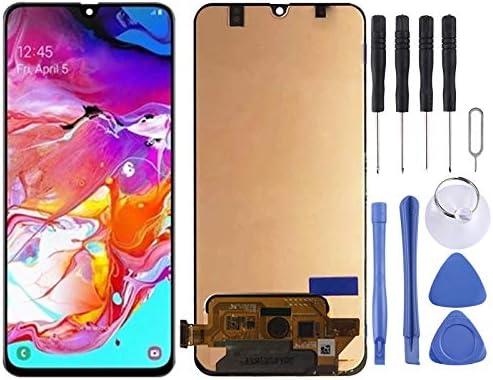 XHC LCD Display Touch Screen Digitizer Assembly LCD Screen and Digitizer Full Assembly for Galaxy A70, M-A705F/DS, SM-A705FN/DS, SM-A705GM/DS, SM-A705MN/DS, SM-A7050(Black) (Color : Black)