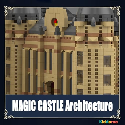 Image of Architecture Magic Castle Micro Building Blocks Set 5400 PCS, 27 cm High Fantasy Castle Model Kit for Kids & Adults, Mini 4x5 mm Bricks, DIY Display Toy Gift | 1 Year Manufacturing Warranty