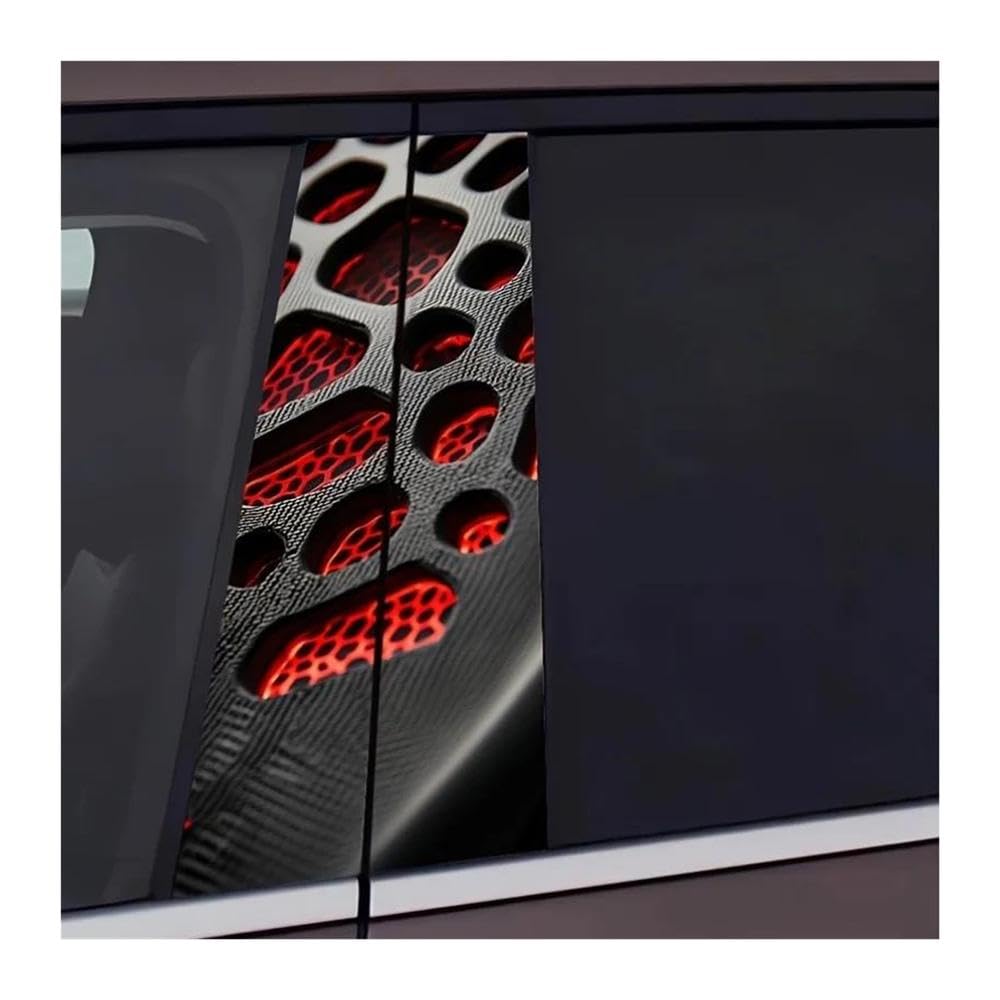 Body Parts 2pcs Car Center Pillar Sticker Cool and Fun Auto B-Pillar Protective Film