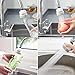 Movable Kitchen Tap Head, 360° Rotatable Water Spray ABS Sink Faucet Spray Head Tap,Splash Filter Water Saving Pressurization Nozzle Bubbler Connector, 3 Modes Adjustment (Pack of 2,White)