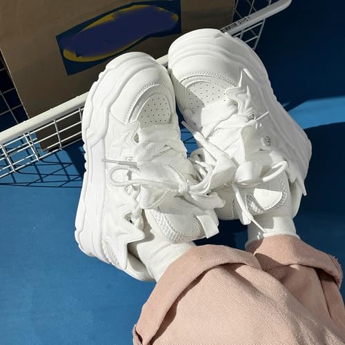 Chaussures casual femme blanches et légères pour la marche décontractée - 2