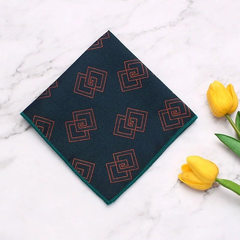 Men's Formal Suit Pocket Square Wedding Polyester Handkerchief Party Pocket Towel Suit Accessory
