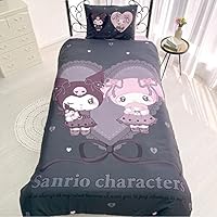新品！サンリオ　真夜中のメロクロ風　クロミ　マイメロ　あったか掛け布団 Amazon｜サンリオ(SANRIO) 真夜中のメロクロ クロミ マイ