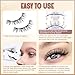 wiwoseo Magnetic Eyelashes Natural Look Magnetic Lashes No Glue or Eyeliner Needed Magnet Eyelashes without Eyeliner Magnetic Lashes Natural Look Reusable Magnetic Eyelashes with Applicator
