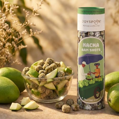 Image of JoySpoon Kacha Aam Shots Mukhwas 300g Mouth Freshener with Kaccha Aam & Mango Bite Candy Taste