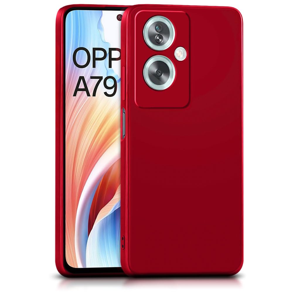 WOW IMAGINE Back Cover for Oppo A79 5G | Ultra Slim Soft Rubberised Case | Inner Velvet Fabric Lining | Matte Silicone Flexible Mobile Case | Camera Protection - Crimson Red (B0CY2RG1PL) Amazon Price History, Amazon Price Tracker