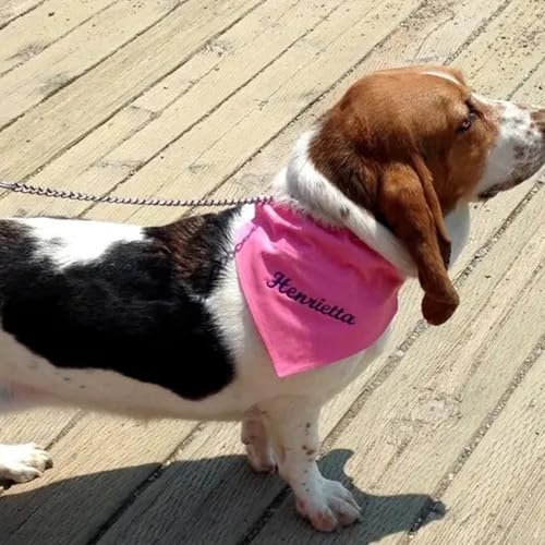 Hundehalstücher mit Namen, Foto, Logo, personalisierbar, für kleine, mittelgroße und große Hunde, Welpen, Katzen