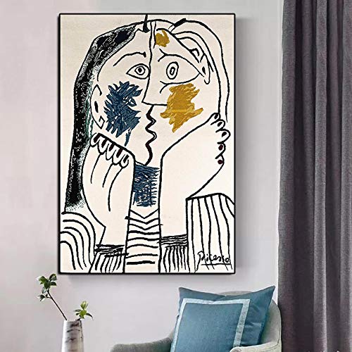 Décoration de la maison salon peinture affiche sur toile abstraite