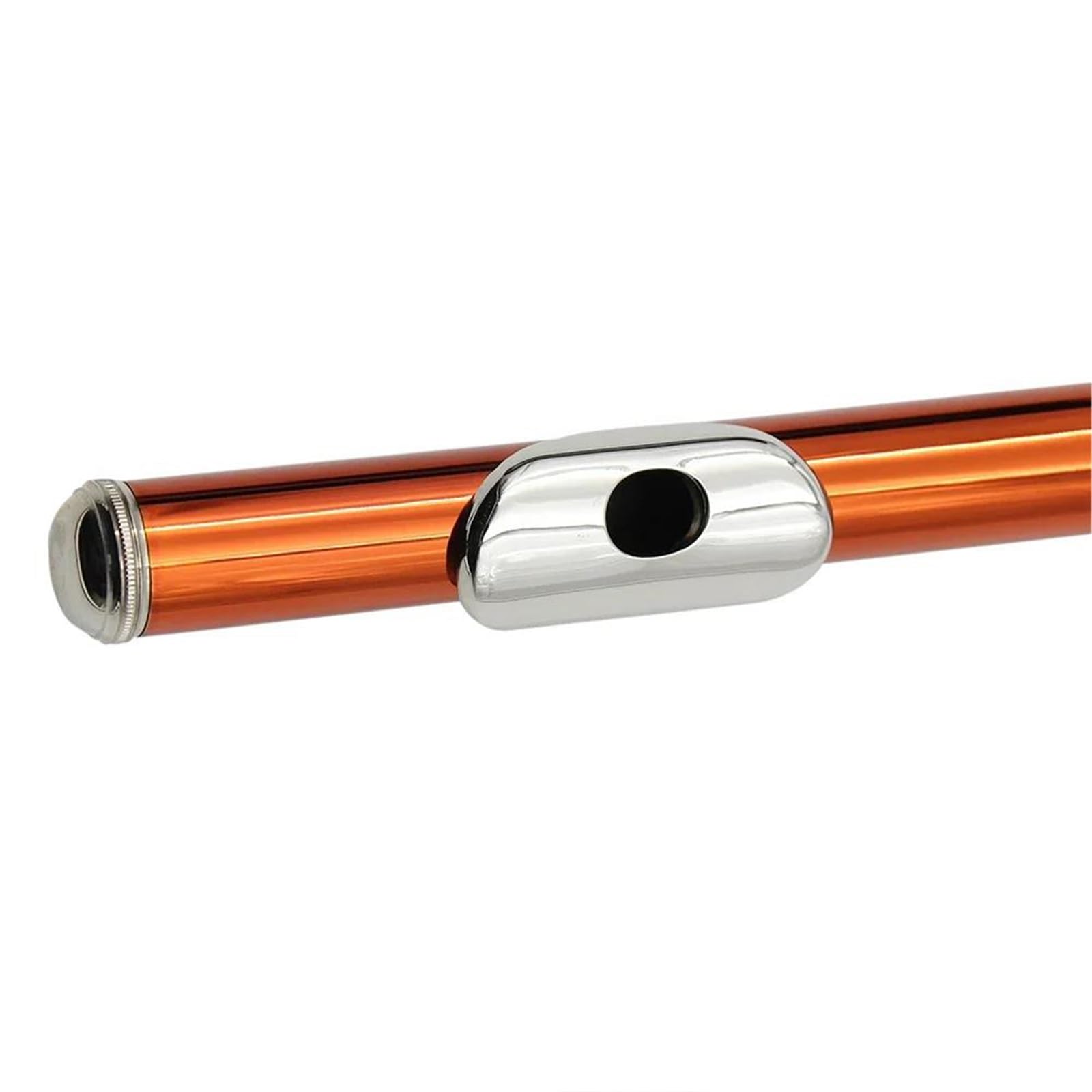 Flauto Flauto traverso professionale placcato in Do arancione da concerto