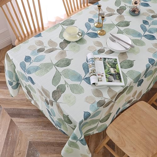 Randall Colorful Leaf Printed Rectangle Decorative Tablecloth 60