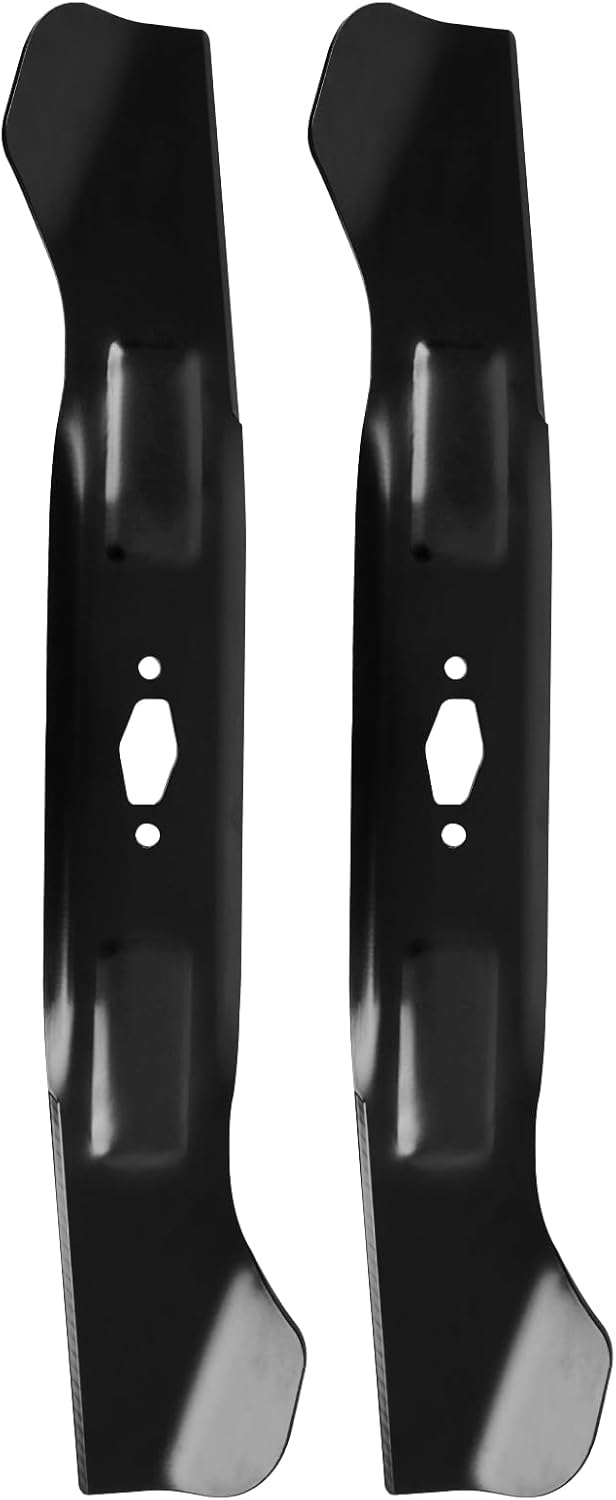 742P05510 High-Lift Blade for 46'' Deck Compatible with C ub Cad et XT2-LX46 ZT1-46, C raftsman Z5400 Z5450 T2400, T roy-Bilt M TD Zero-Turn Mowers with S-Shaped Center, Replaces CMXGZAM110192, 2 Pack