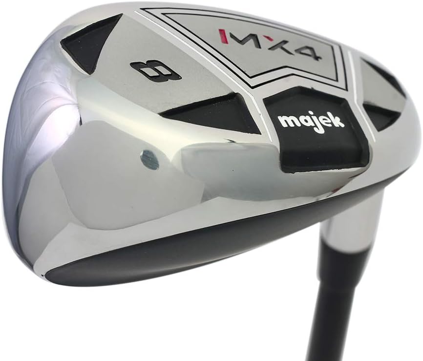 Men’s Majek MX4 Hybrid Iron Set, which Includes: #7, 8, 9, +PW Senior Flex Right Handed Utility “A” Flex Clubs