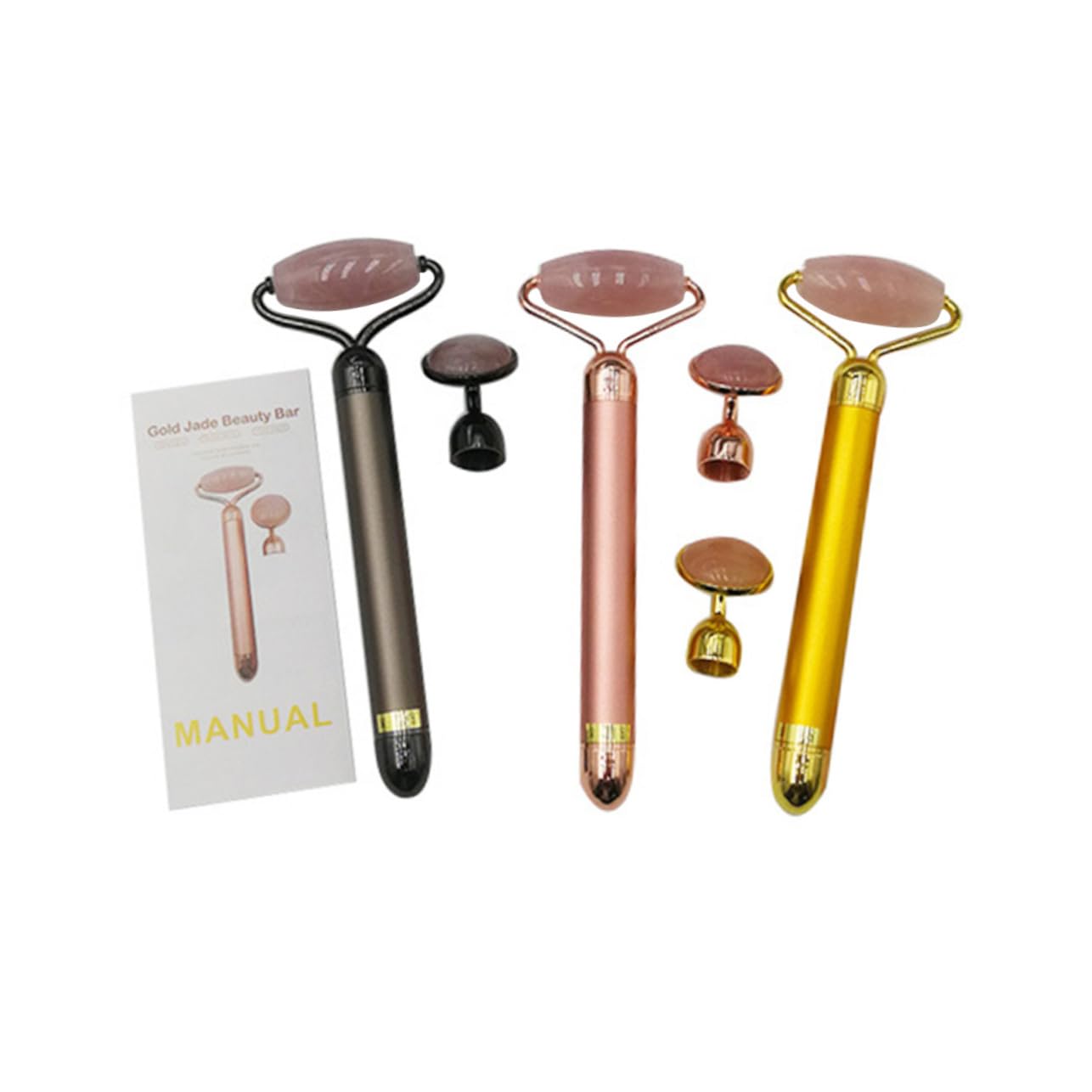 De Rodillo Facial Fino De Facial Herramienta De Belleza Para Cara Rodillo Jade